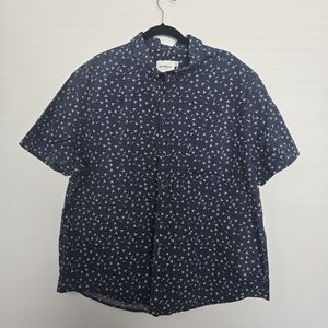 Goodfellow & Co Men's Dark Blue Geometric Shirt